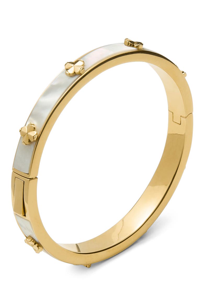 Mother of Pearl Hinged Bangle, Alternate, color, MOTHER OF PEARL