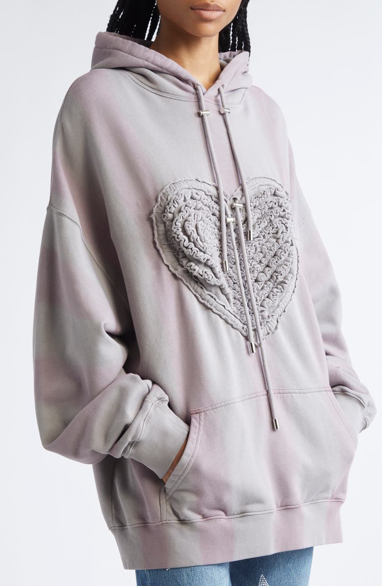 Collina Strada Soft Heart Oversize Fleece Hoodie, Alternate, color,