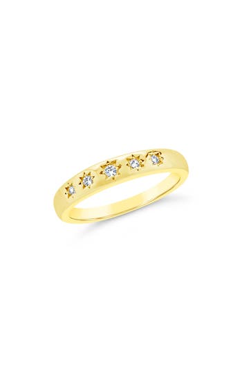 Sterling Forever Lennon Ring In Gold