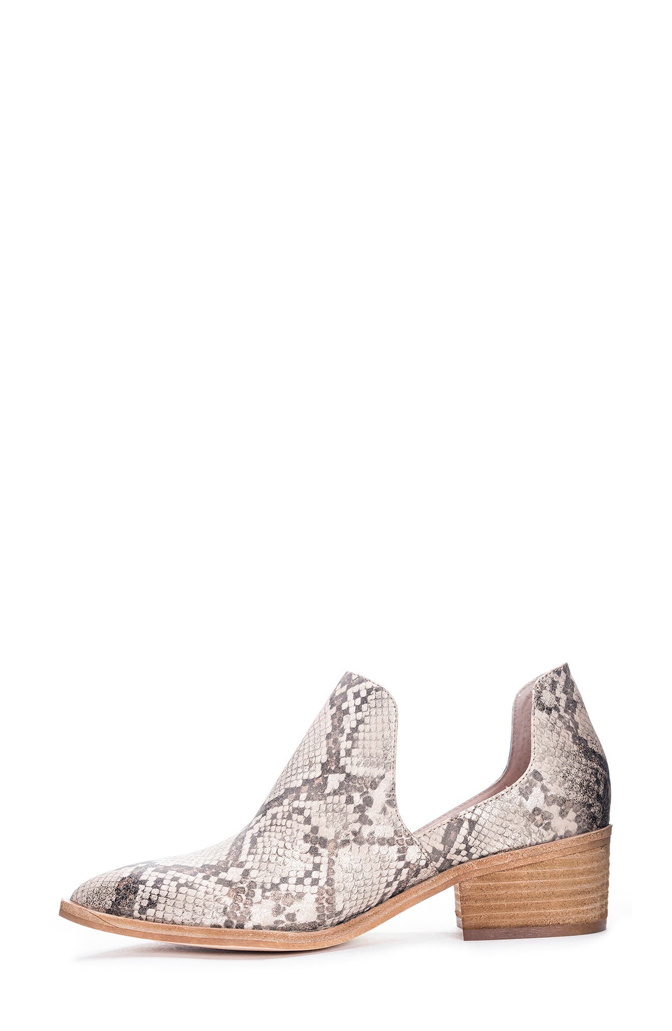 Fortune Bootie, Alternate, color, TAN SNAKE PRINT