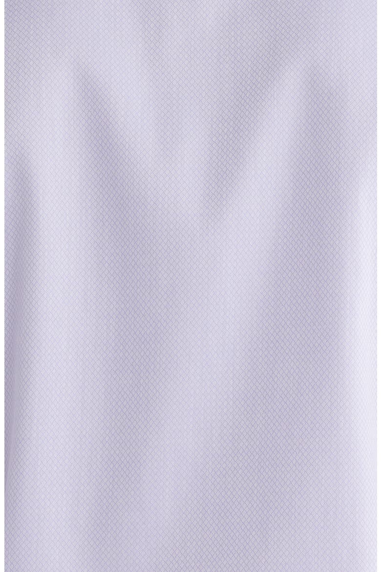 Trim Fit Non-Iron Dress Shirt, Alternate, color, PURPLE THISTLE BOBBI DOBBY