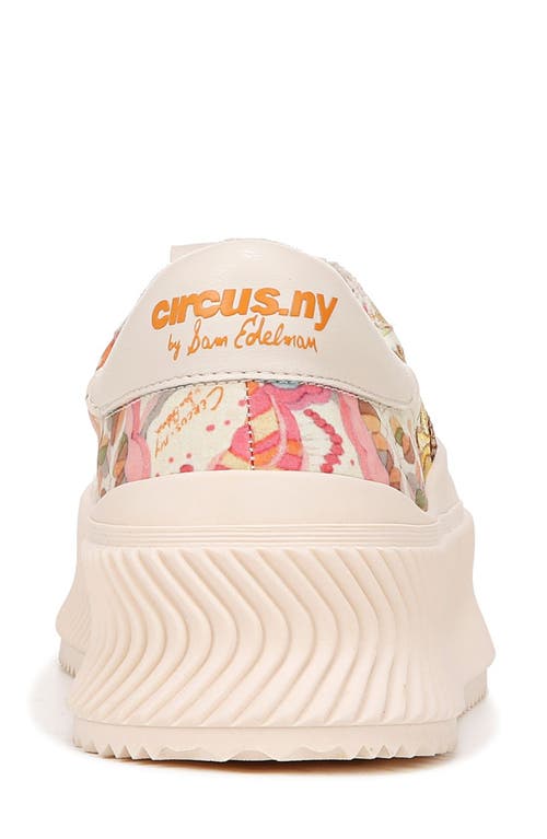 Circus Ny By Sam Edelman Tatum Flower Platform Sneaker In Multi