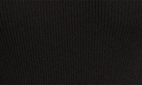 Elie Tahari The Maeve Long Sleeve Mixed Media Dress In Black
