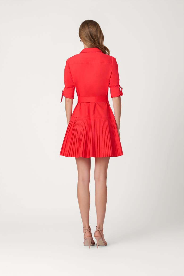 Cotton Poplin McLean Dress, Alternate, color, Tomato
