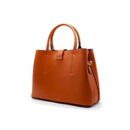 Youzey Vegan Leather Classic Handbag In Brown