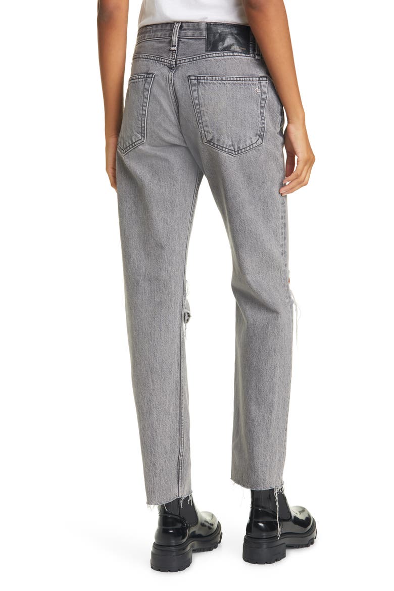 Rosa Ripped Mid Rise Boyfriend Jeans, Alternate, color, ZEUS