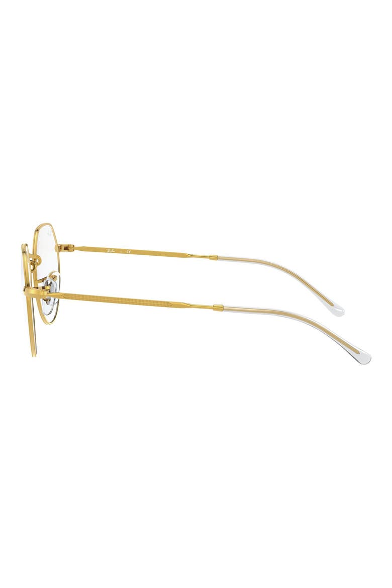 53mm Metal Optical Glasses, Alternate, color, SHINY GOLD