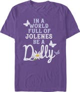 DOLLY PARTON Men's In A World Full of Butterflies Short Sleeve T-Shirt