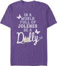 DOLLY PARTON Men's In A World Full of Butterflies Short Sleeve T-Shirt