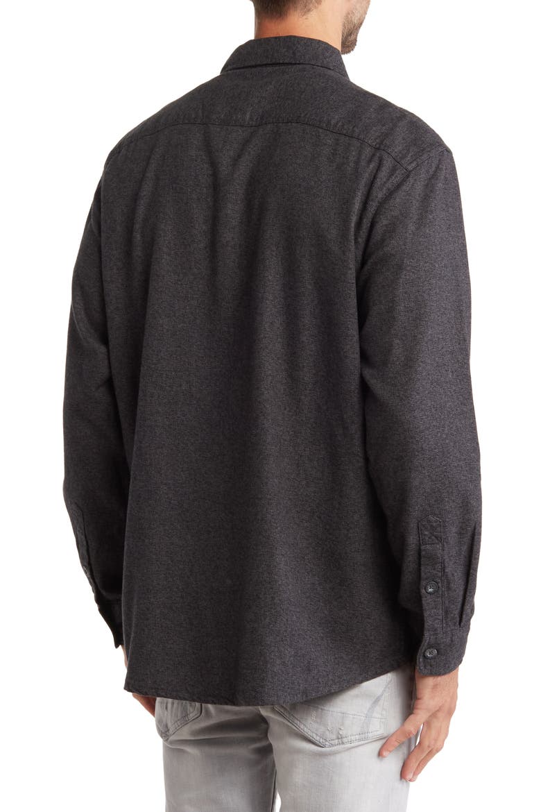 Cotton Shirt Jacket, Alternate, color, CHARCOAL