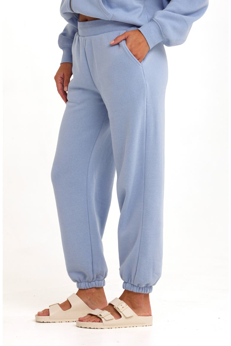 Jayla Fleece Sweatpants, Alternate, color, HIGH TIDE