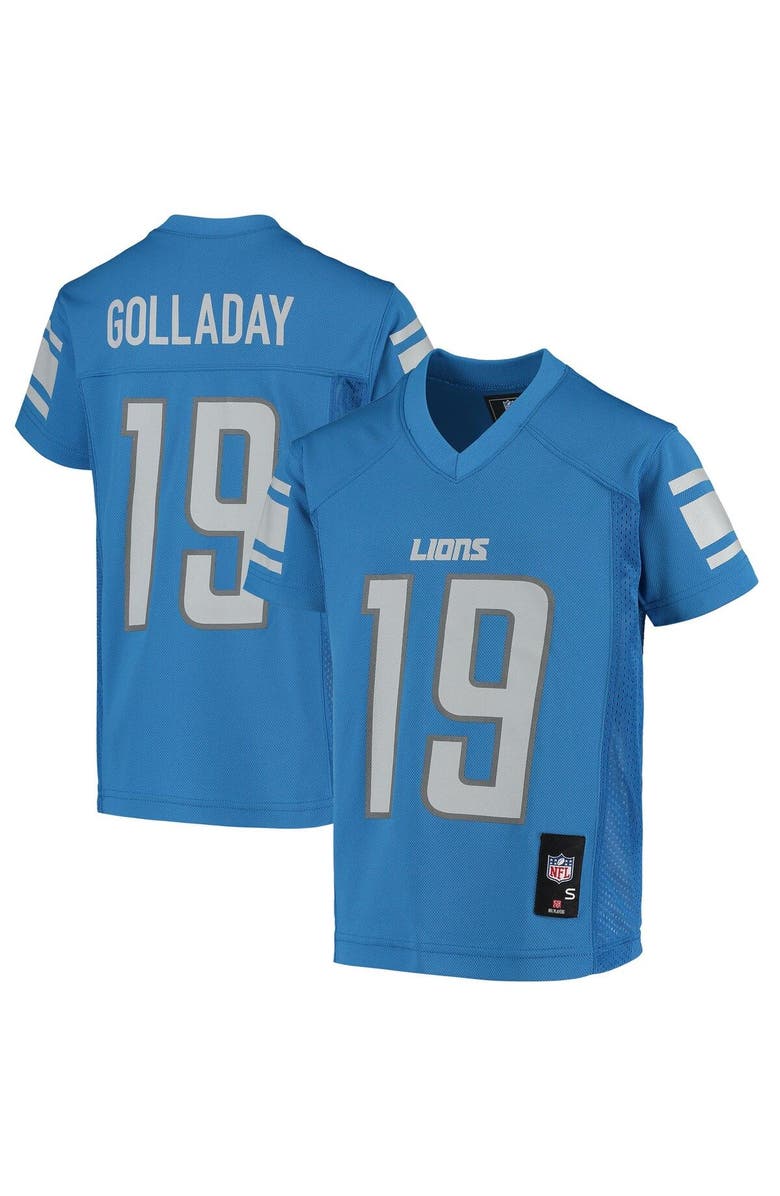 Outerstuff Youth Kenny Golladay Blue Detroit Lions Replica Player Jersey, Alternate, color, 