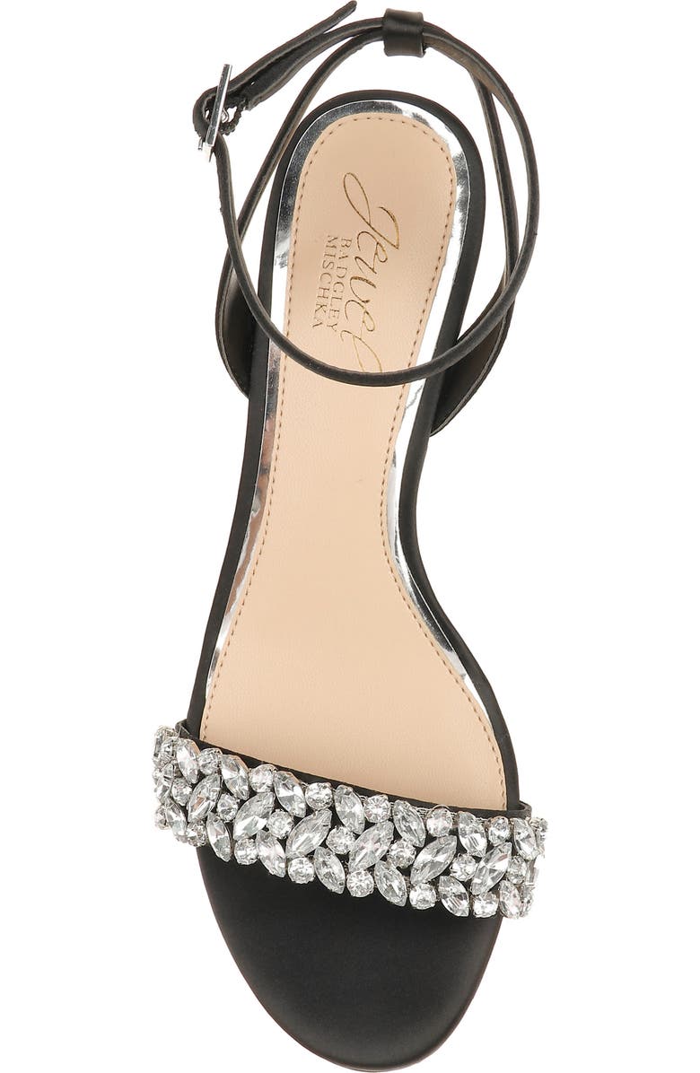 Jewel Badgley Mischka Bellevue Ankle Strap Wedge Sandal, Alternate, color,