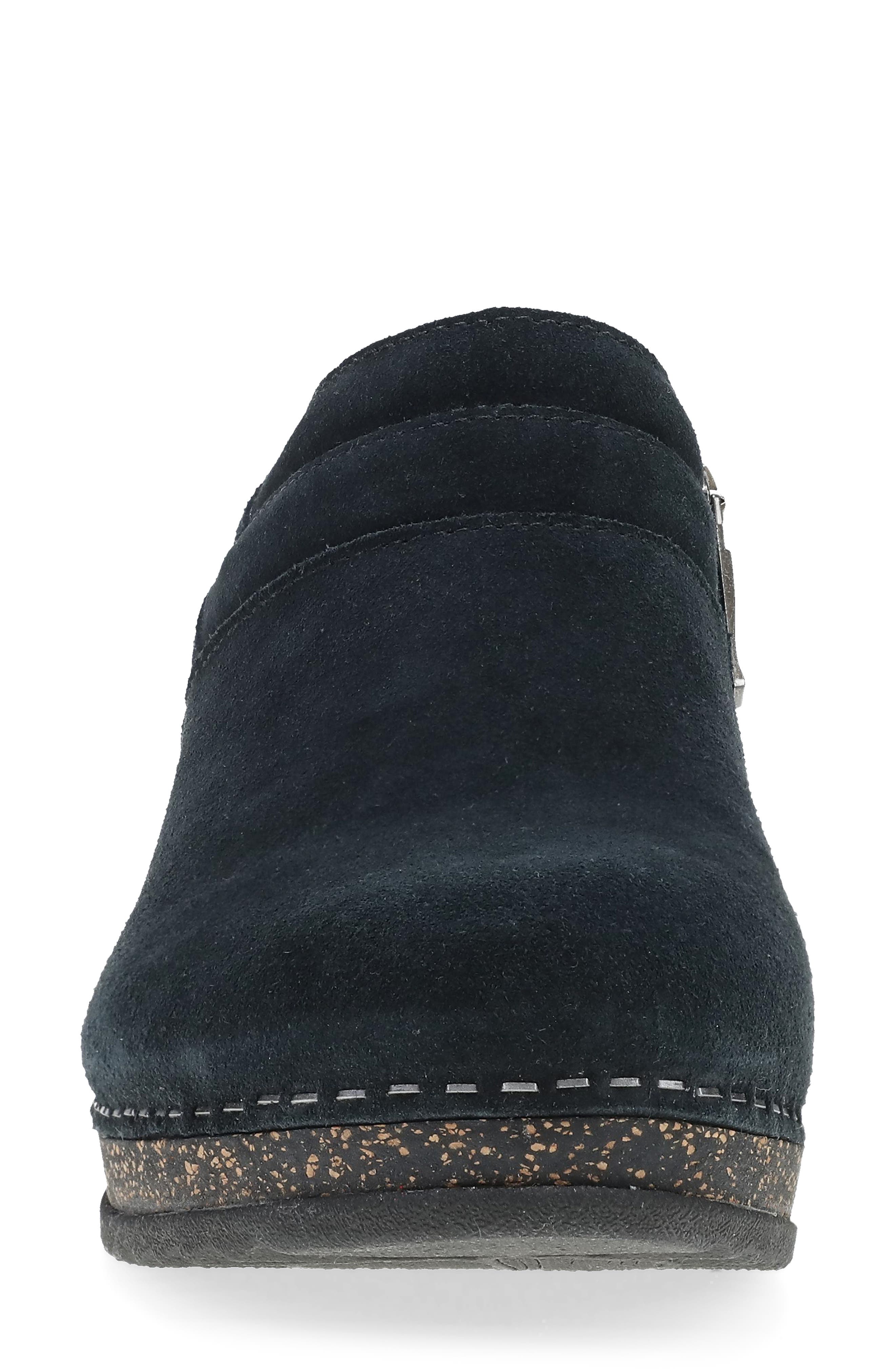 Dansko Muriel Bootie, Alternate, color, Black Suede