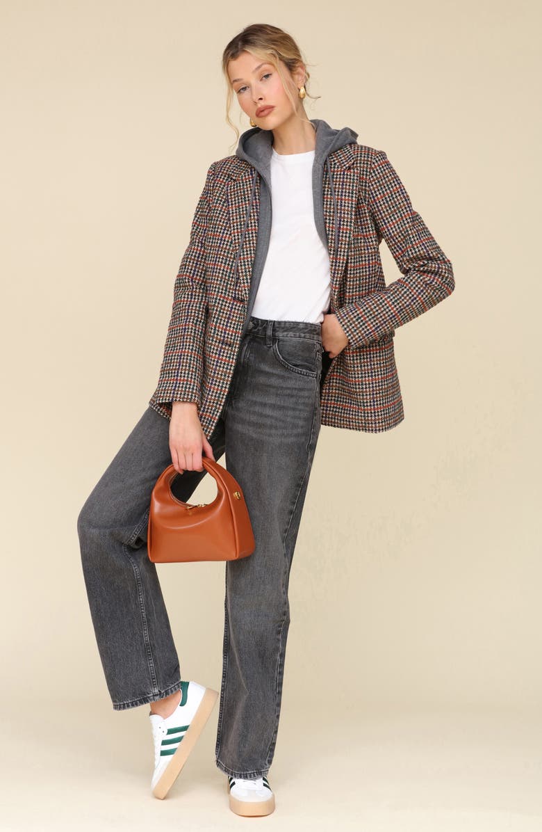 Avec Les Filles Plaid Dickey Blazer, Alternate, color,