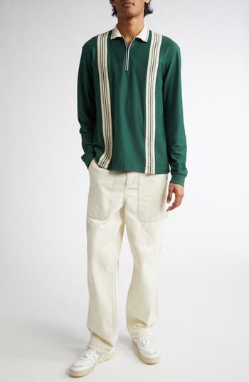 Rio Cotton Piqué Zip Polo