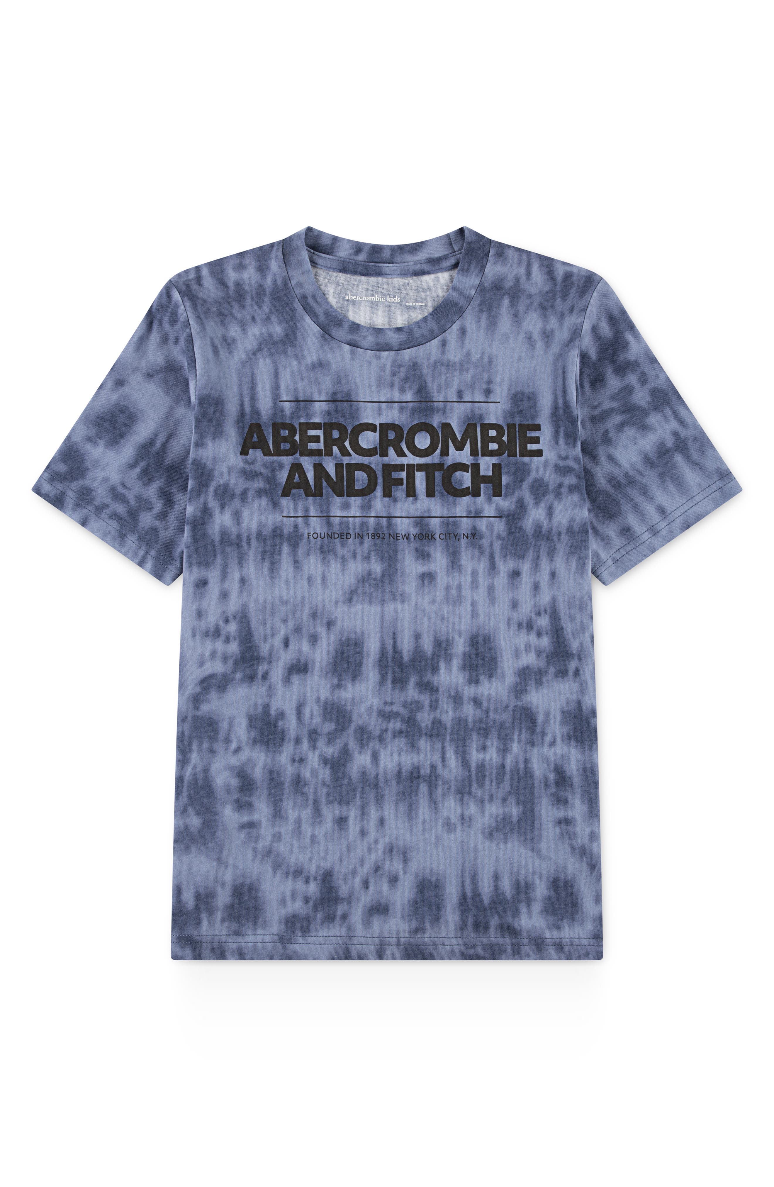 abercrombie kids Kids' Cinder Block Graphic T-Shirt in Castlerock 