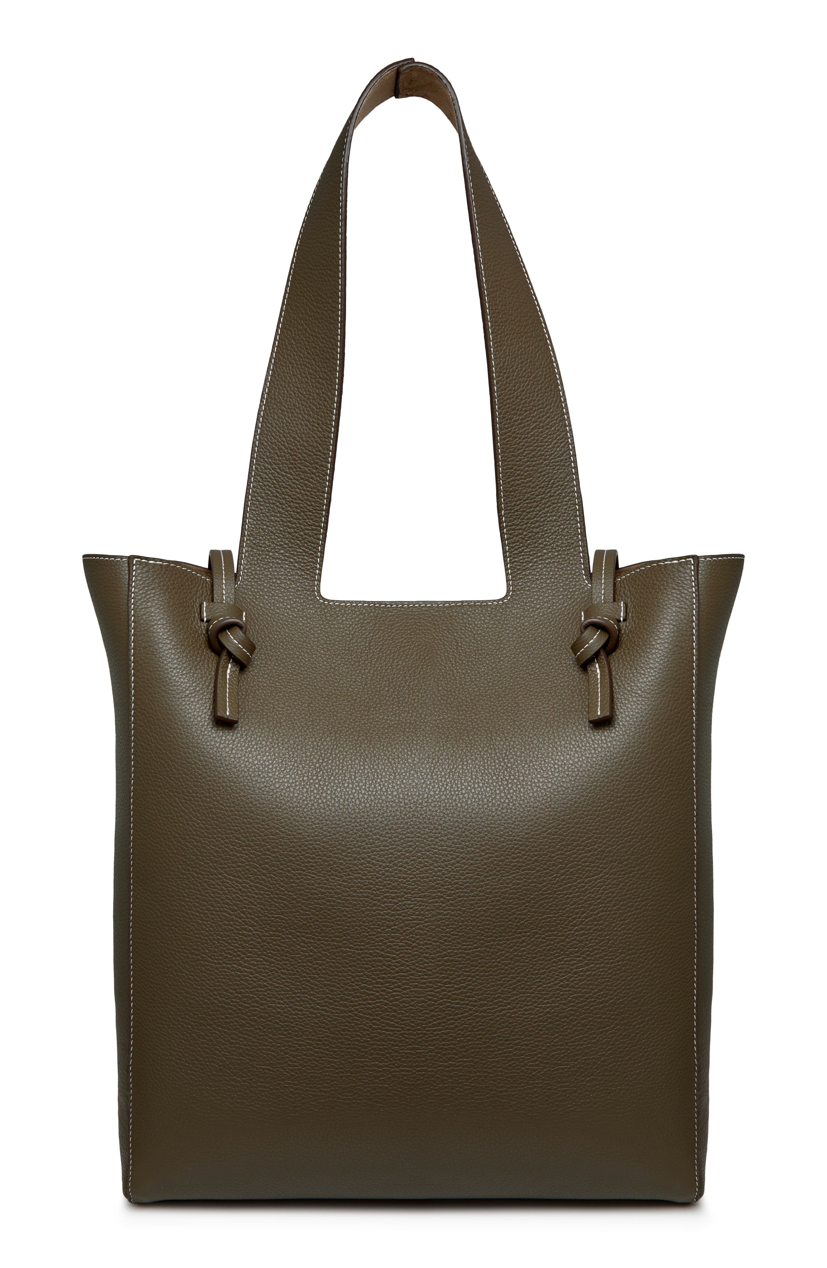 Strathberry Melody Fine Grain Leather Tote, Alternate, color, 