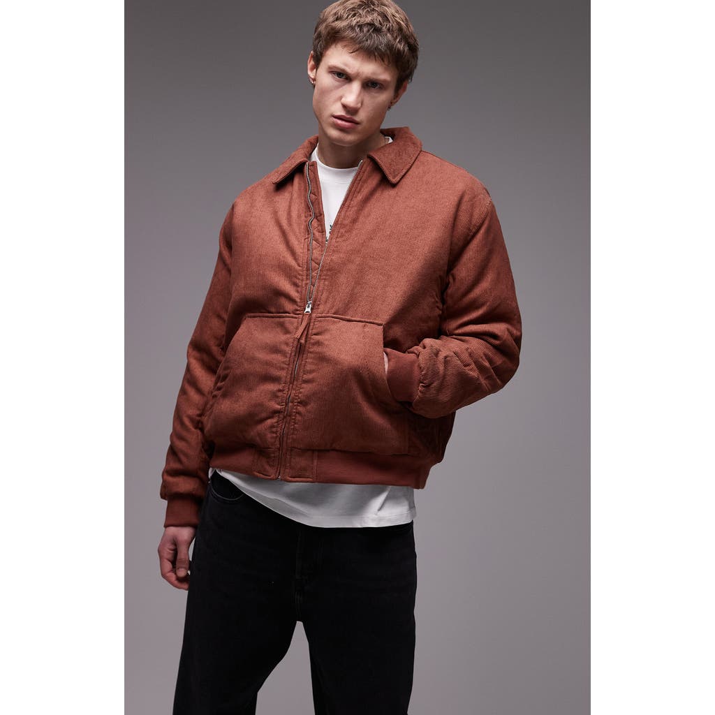 TOPMAN TOPMAN CODUROY BOMBER JACKET