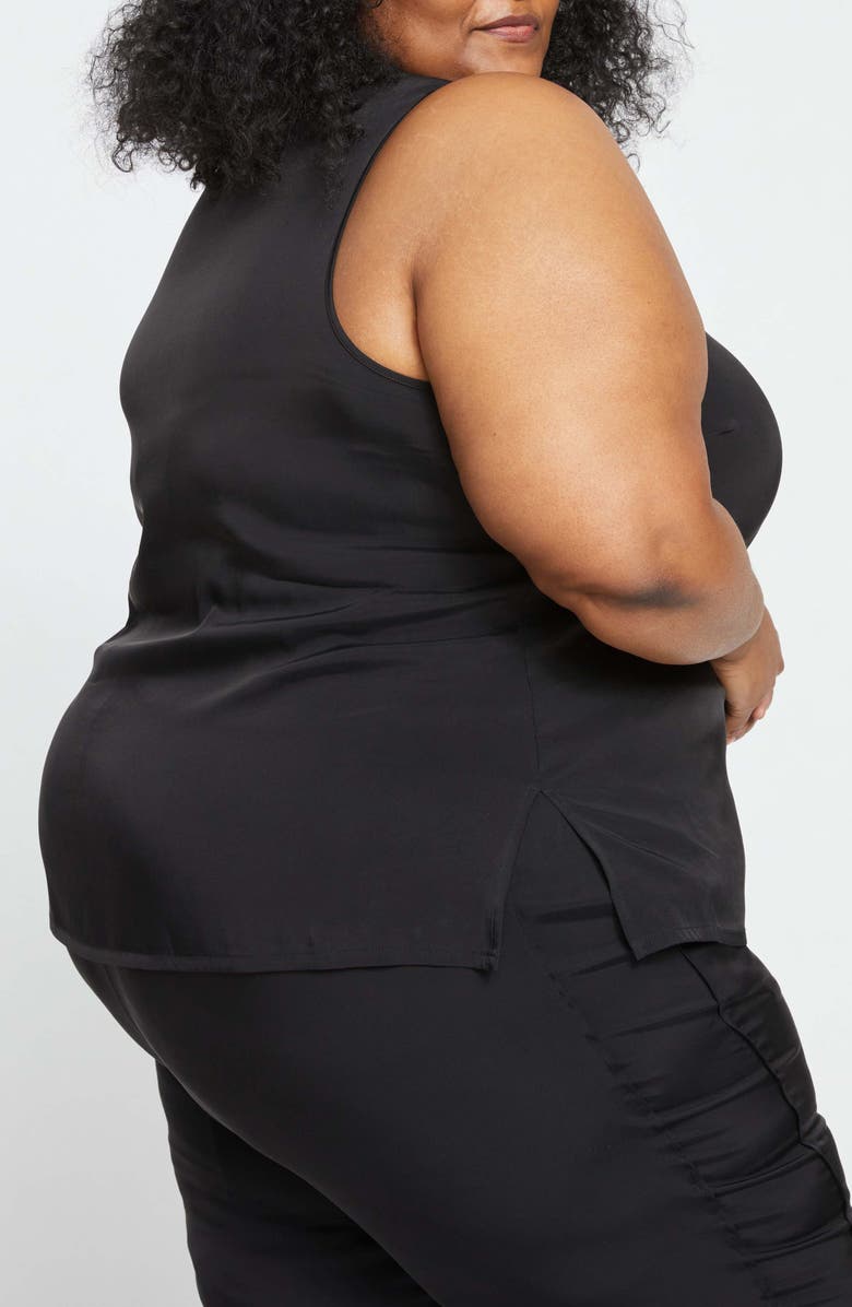 Universal Standard Cooling Stretch Tank Top, Alternate, color, Black