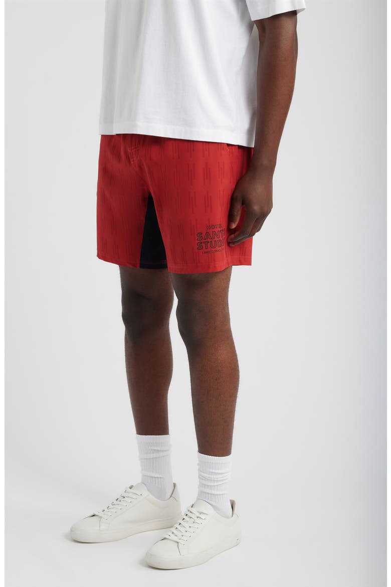 Hotel Tech Shorts, Alternate, color, RED