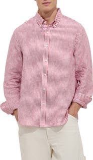 Alex Mill Mill Stripe Linen Button-Down Shirt