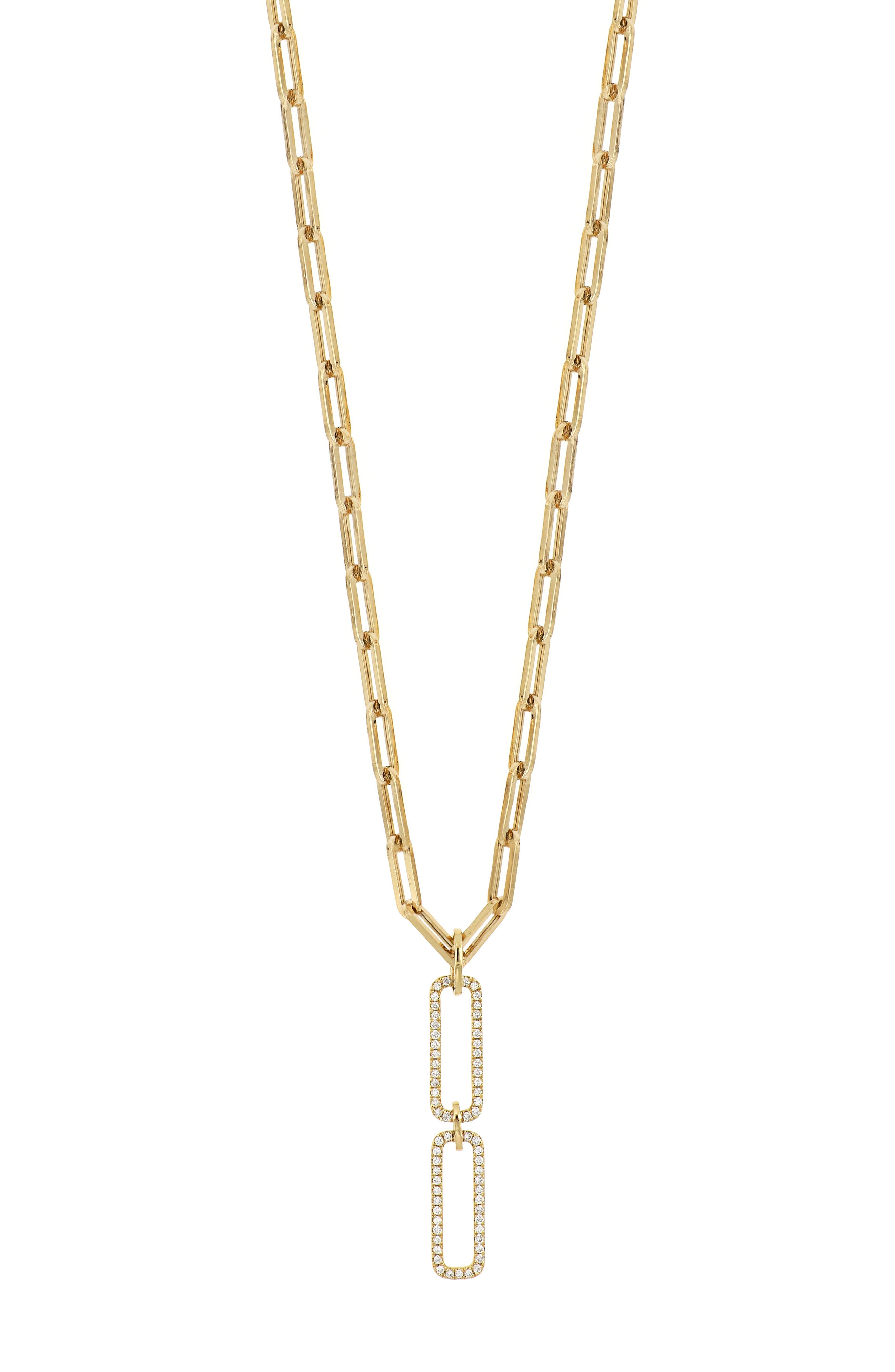 Varda Pavé Diamond Double Link Necklace (Nordstrom Exclusive)