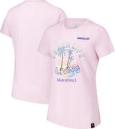 Margaritaville Women's Margaritaville Pink NASCAR Beach Life T-Shirt