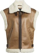Bernardo Faux Shearling Vest