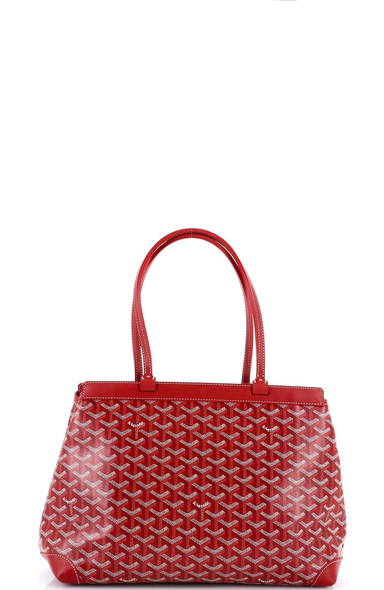 Pre-Owned Goyard Bellechasse Bag Coated Canvas PM, Alternate, color, Red