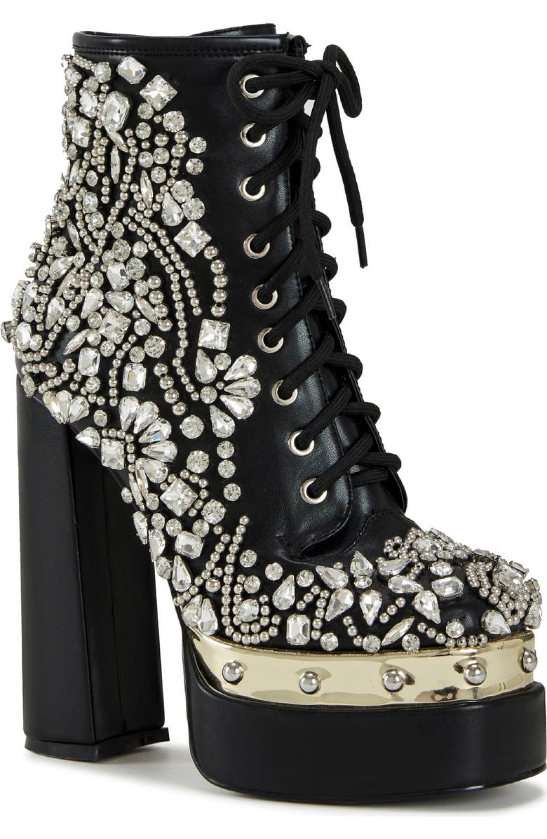 AZALEA WANG Lilybell Platform Bootie, Main, color,