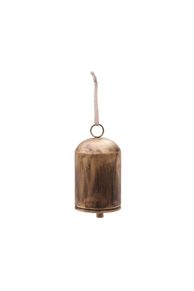 Bell Oversized Brass Christmas Tree Ornament, Main, color, Gold