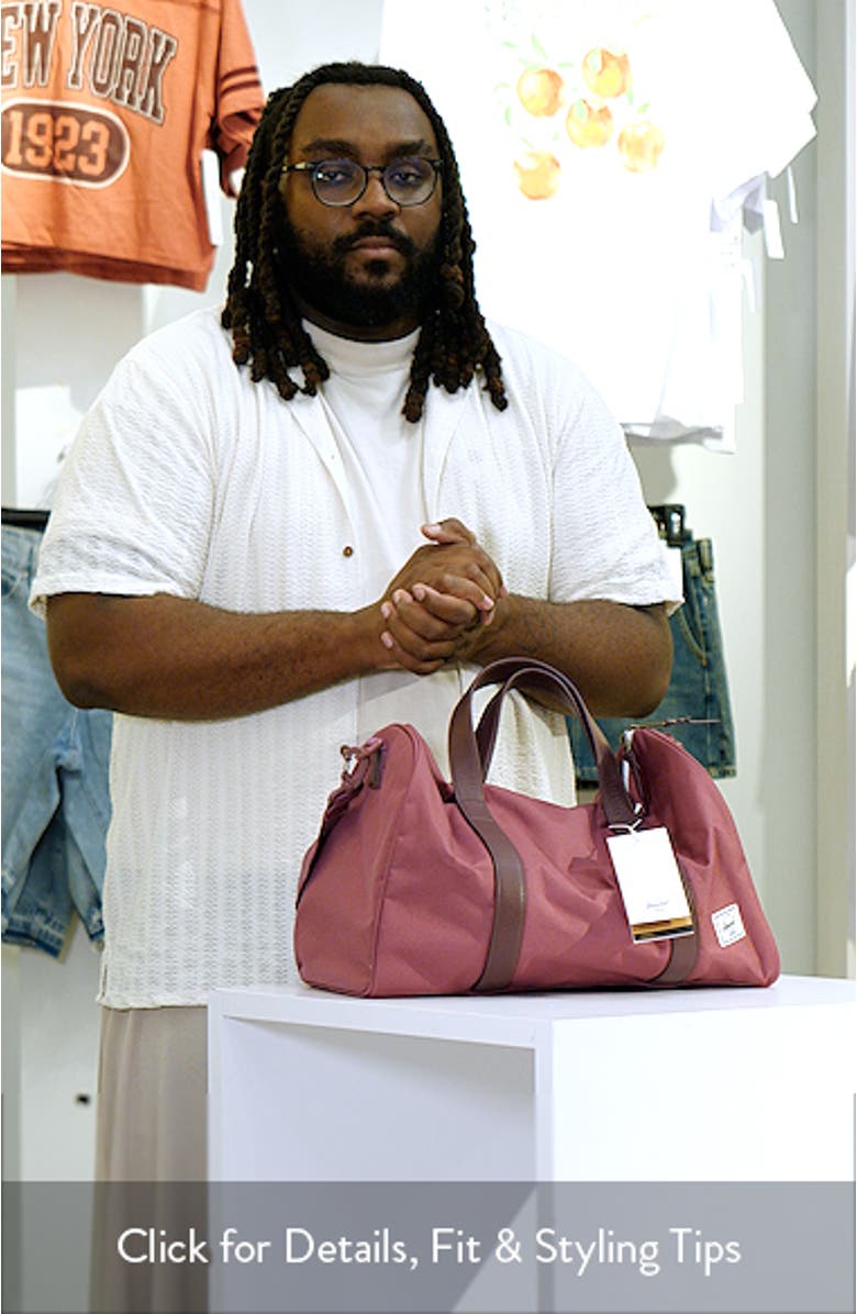 Novel Recycled Nylon Duffle Bag, sales video thumbnail