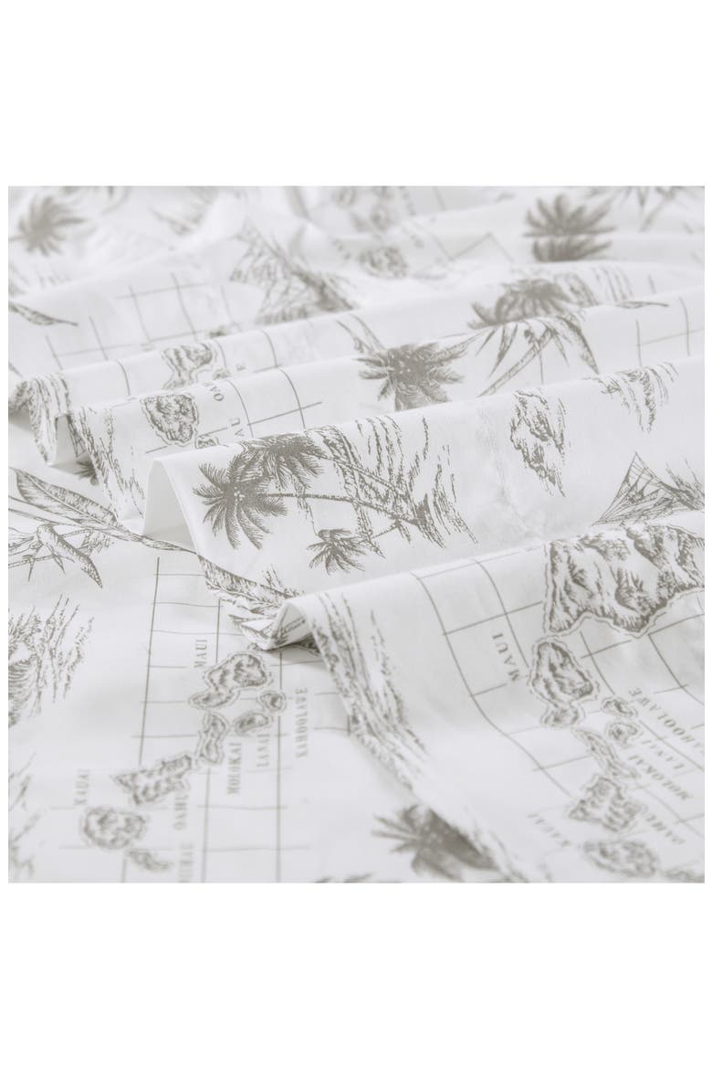 Vintage Map Sheet Set - Queen, Alternate, color, BAHAMA BROWN