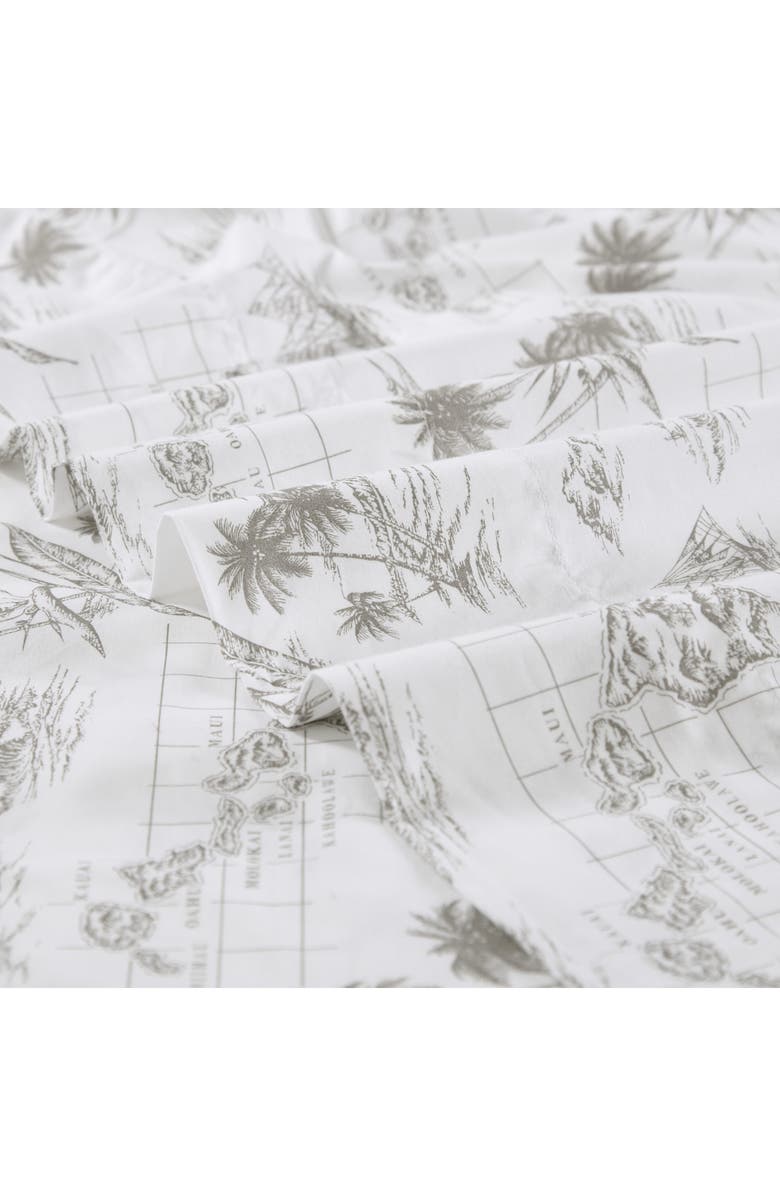 Tommy Bahama Vintage Map Sheet Set - Queen, Alternate, color, Bahama Brown