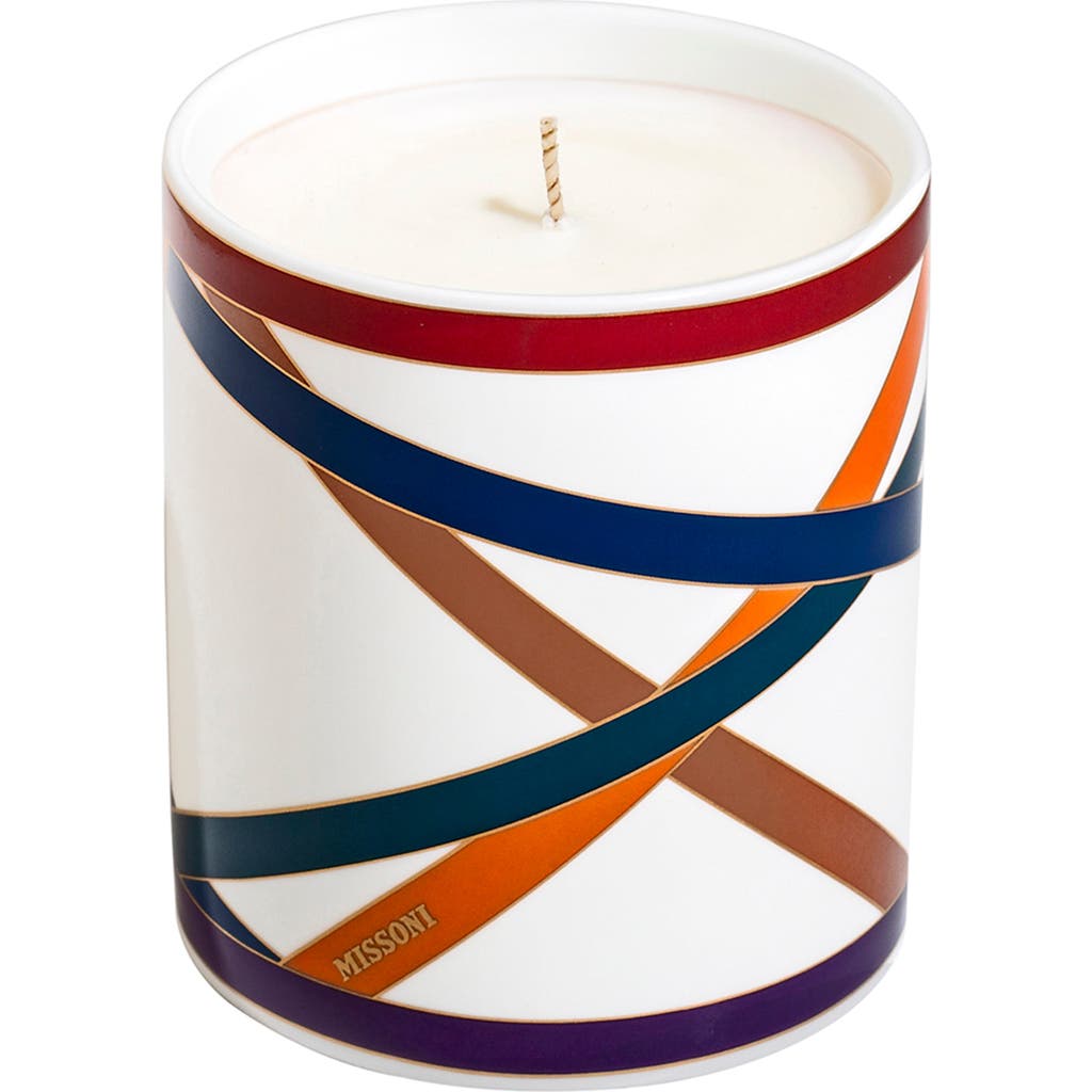 Missoni Home Tableware Scented Candle Nastri 270gr Multicolor Diam. 3.3", H 3.5"