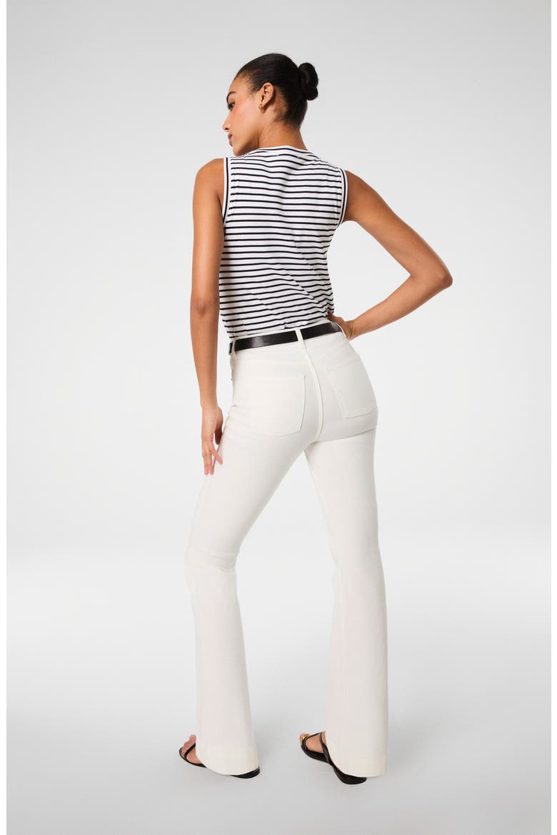 SPANXsculpt™ ReDefine High Rise Flare Jeans, Alternate, color, LINEN