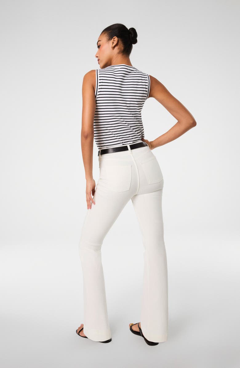 SPANX<sup>®</sup> SPANXsculpt<sup>™</sup> ReDefine High Rise Flare Jeans, Alternate, color, Linen