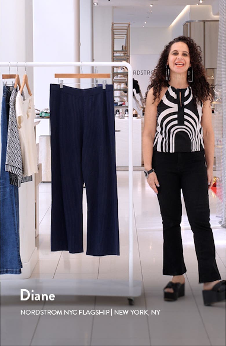 Unwind Wide Leg Rib Knit Pants, sales video thumbnail