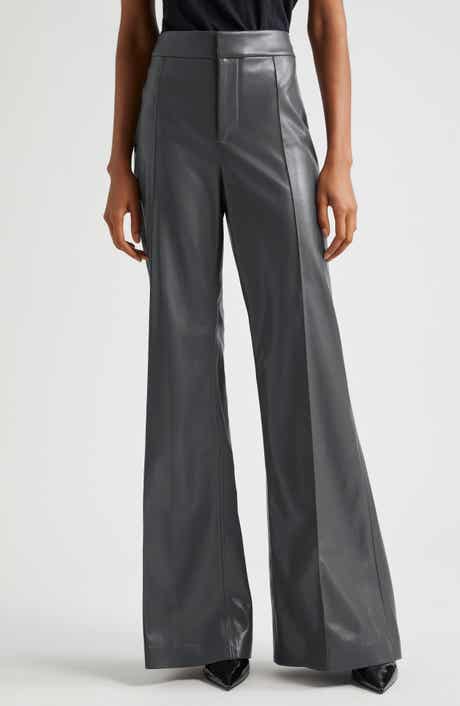 Dylan High Waist Faux Leather Flare Leg Pants