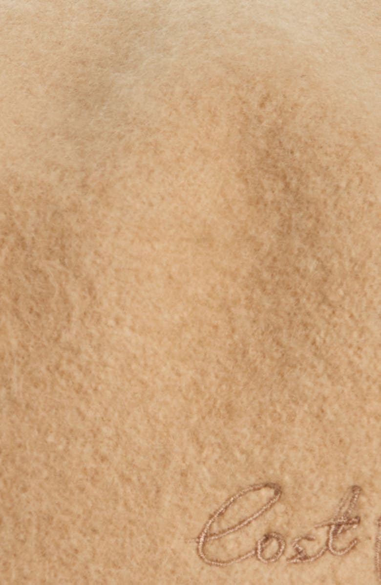 Lost Pattern Bon Chic Wool Blend Beret, Alternate, color, Khaki