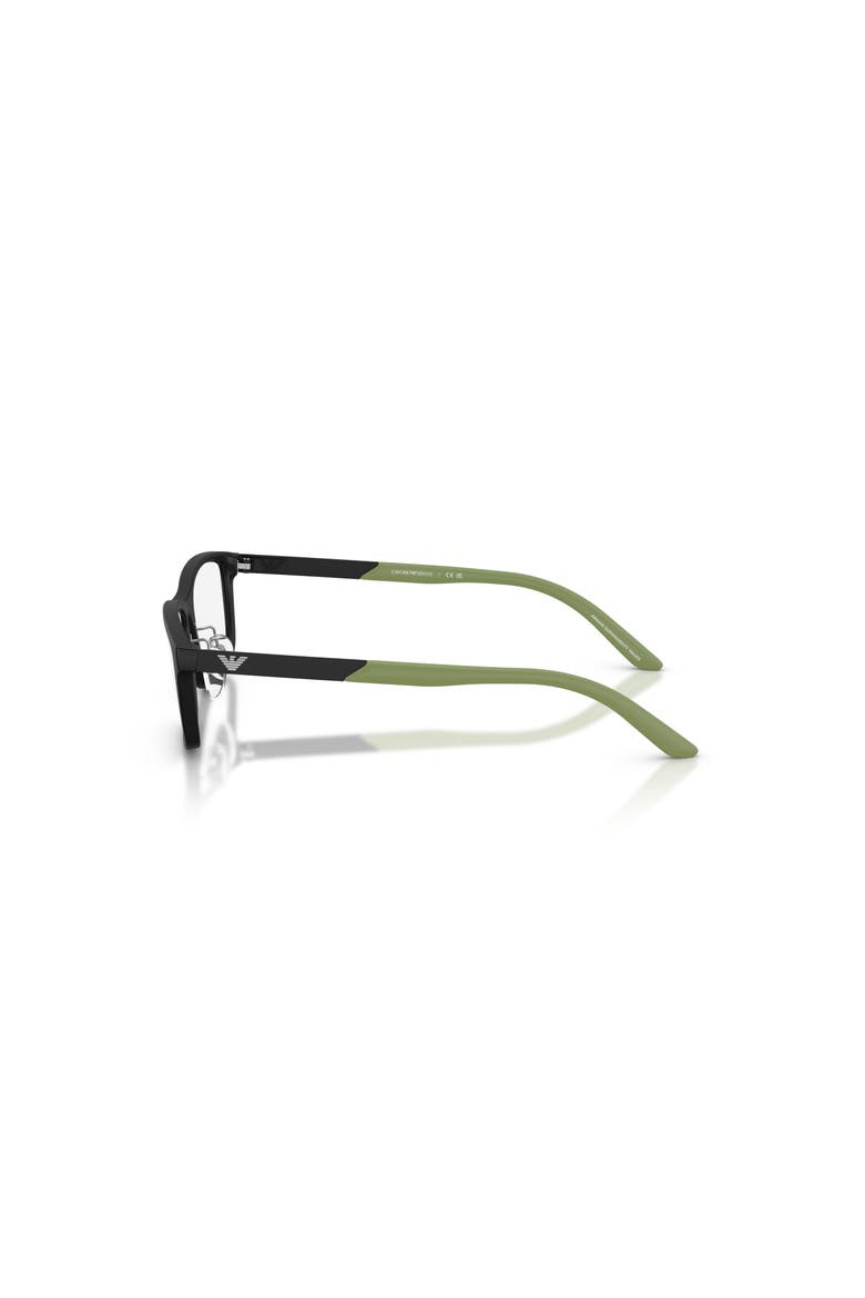 49mm Rectangle optical glasses, Alternate, color, Black
