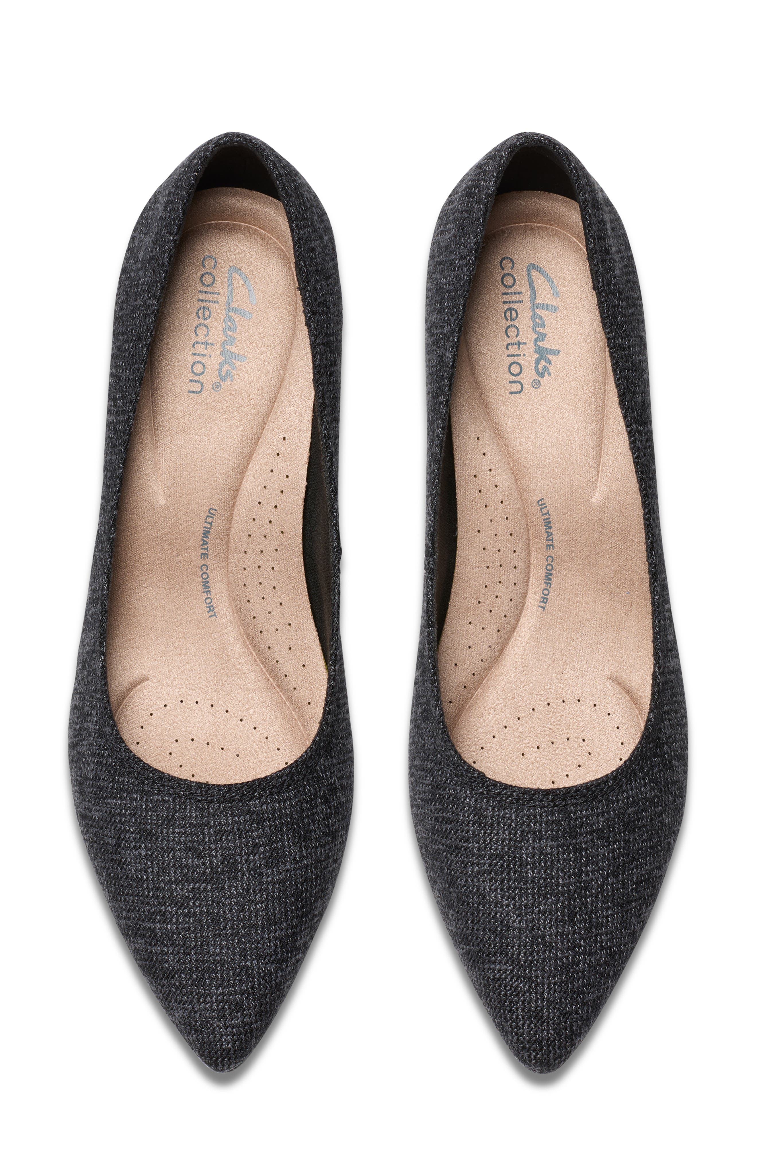 Clarks<sup>®</sup> Ellaine Hope Pump, Alternate, color, Charcoal Intrest