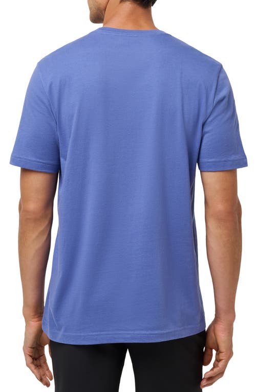 Travismathew No Looking Back Logo Graphic T-shirt In Blue