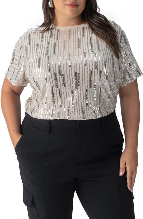Sequin Perfect T-Shirt (Plus)