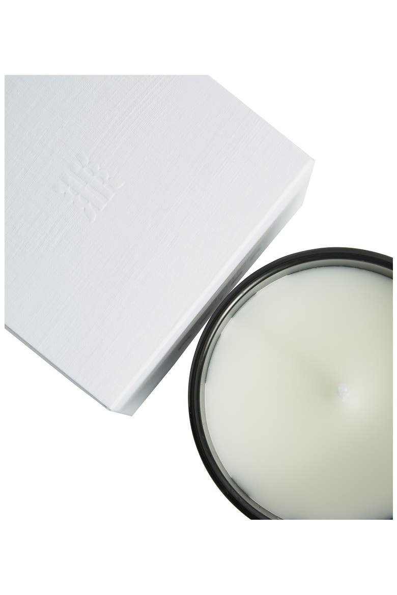 White Dahlia Scented Candle, Alternate, color, BLACK