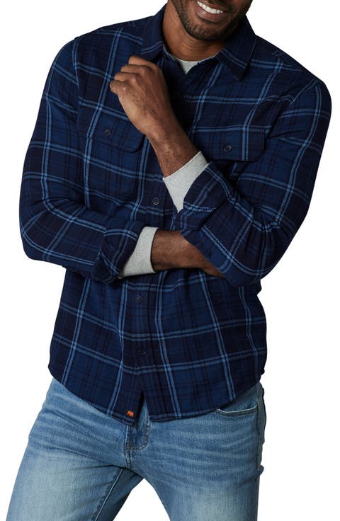 Mountain Regular Fit Flannel Button-Up Shirt