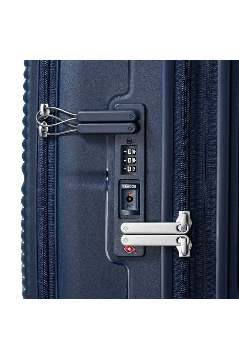Paralux Expandable 22" Carry On Spinner Luggage, Alternate, color, Midnight Navy