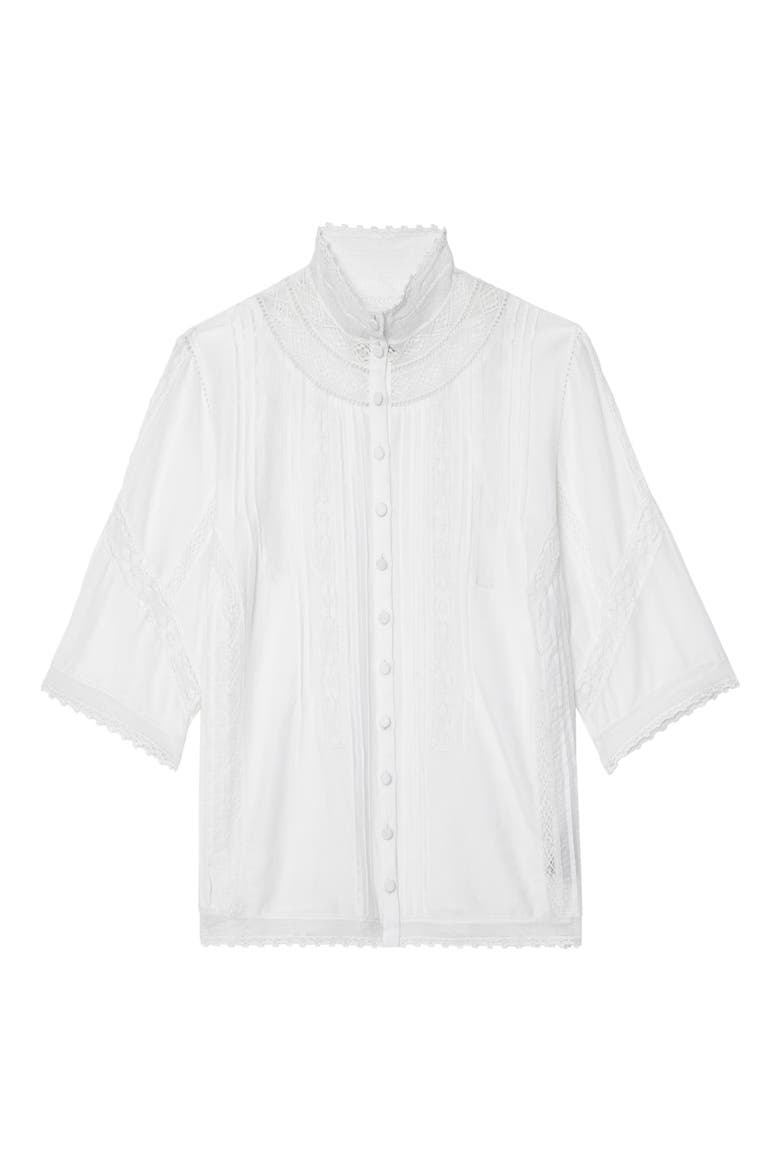 Tanos Tomboy Button-Up Shirt, Alternate, color, JUDO