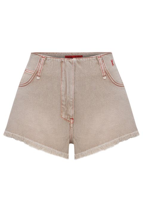 Pure Cotton Faded Super Mini Short